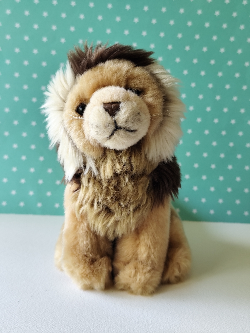 Lion Plush Bon Ton Toys WWF World Wildlife Fund 7"